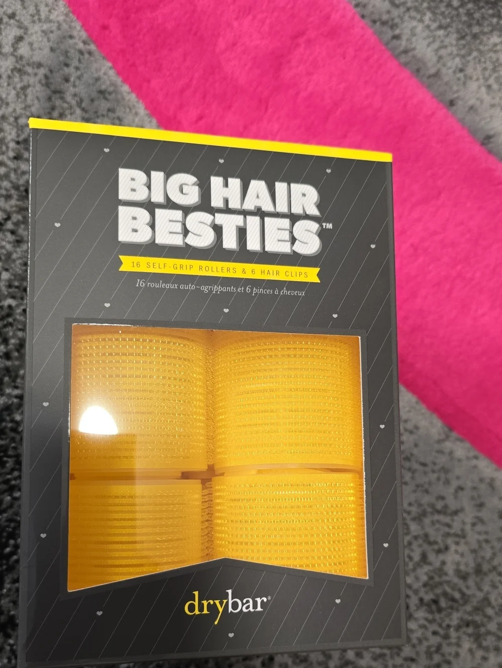 Drybar Yellow Big Hair Besties Self-Grip Rollers